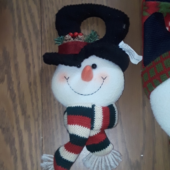 Snowman card holder & 2 door hangers/ BUNDLE ONLY - Picture 2 of 12